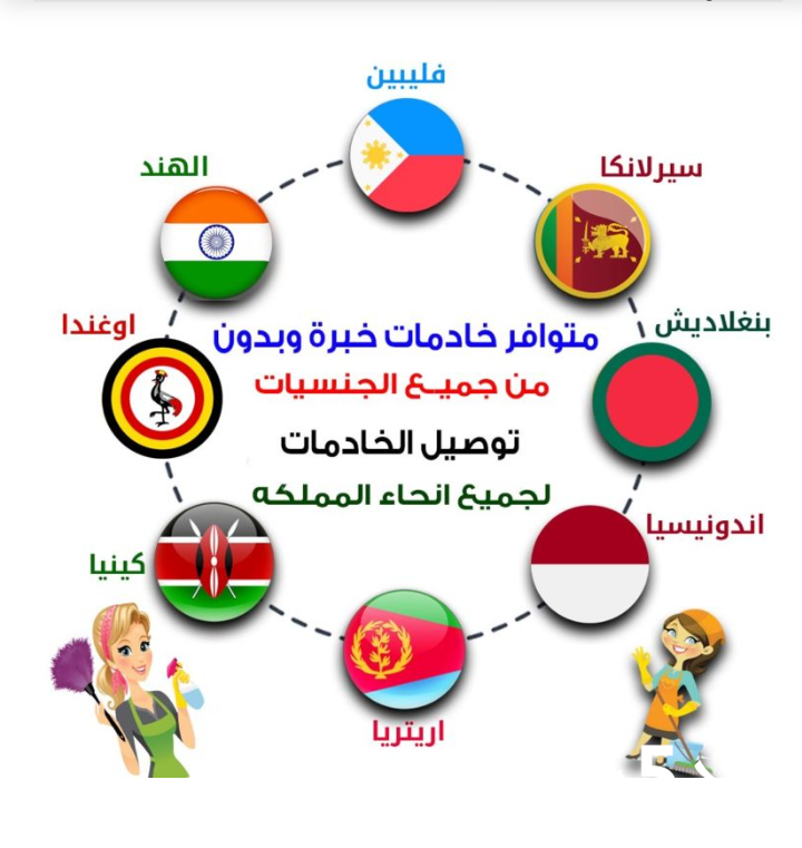 عاملات للتنازل من جميع الجنسيات